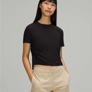 Side cinched ribbed tee - lululemon